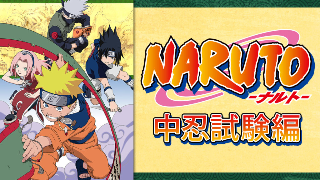 NARUTO‐ナルト‐中忍試験編 - dアニメストア キービジュアル