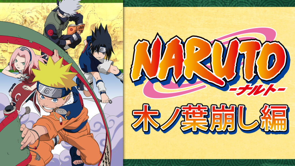 NARUTO‐ナルト‐木ノ葉崩し編 - dアニメストア キービジュアル