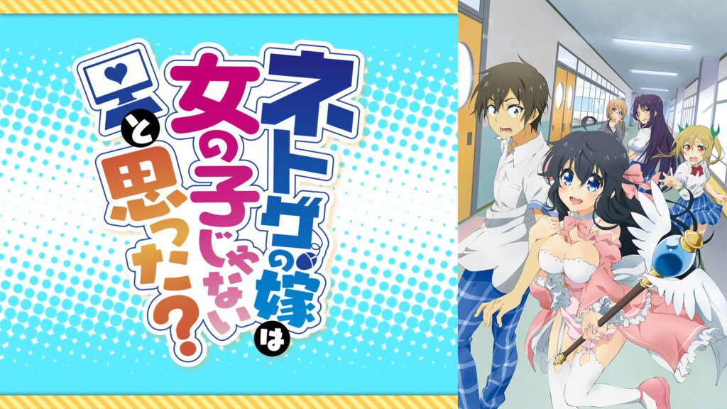 ネトゲの嫁は女の子じゃないと思った？ - dアニメストア キービジュアル