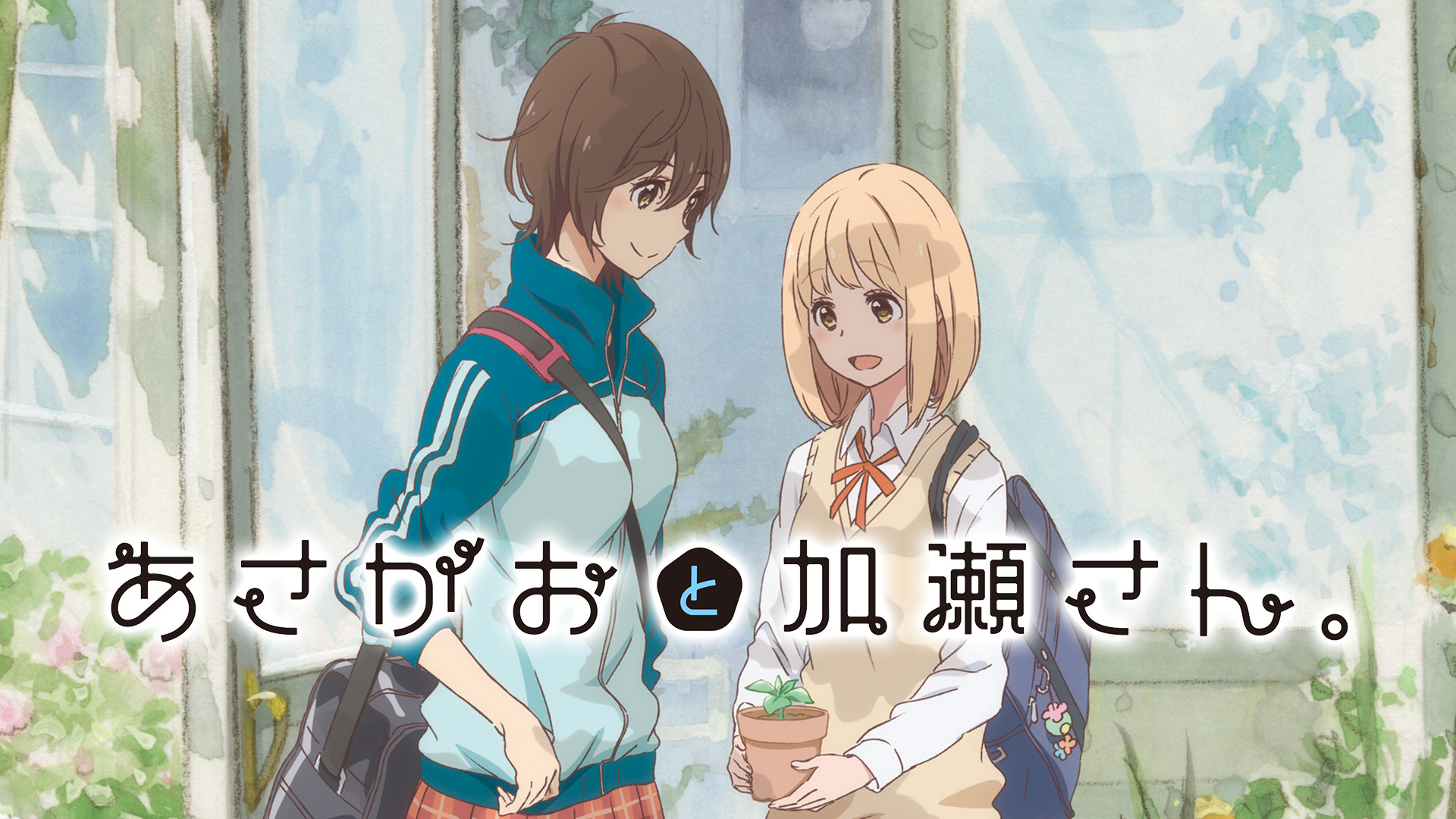あさがおと加瀬さん。 - dアニメストア キービジュアル