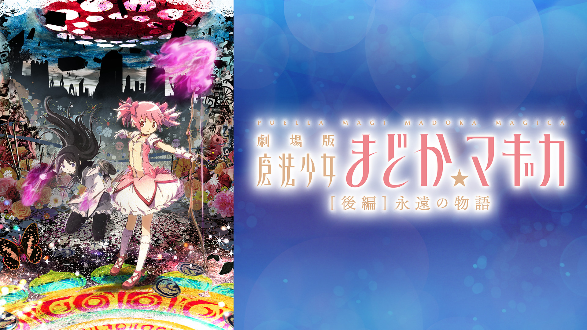 劇場版 魔法少女まどか☆マギカ［後編］永遠の物語 - dアニメストア キービジュアル