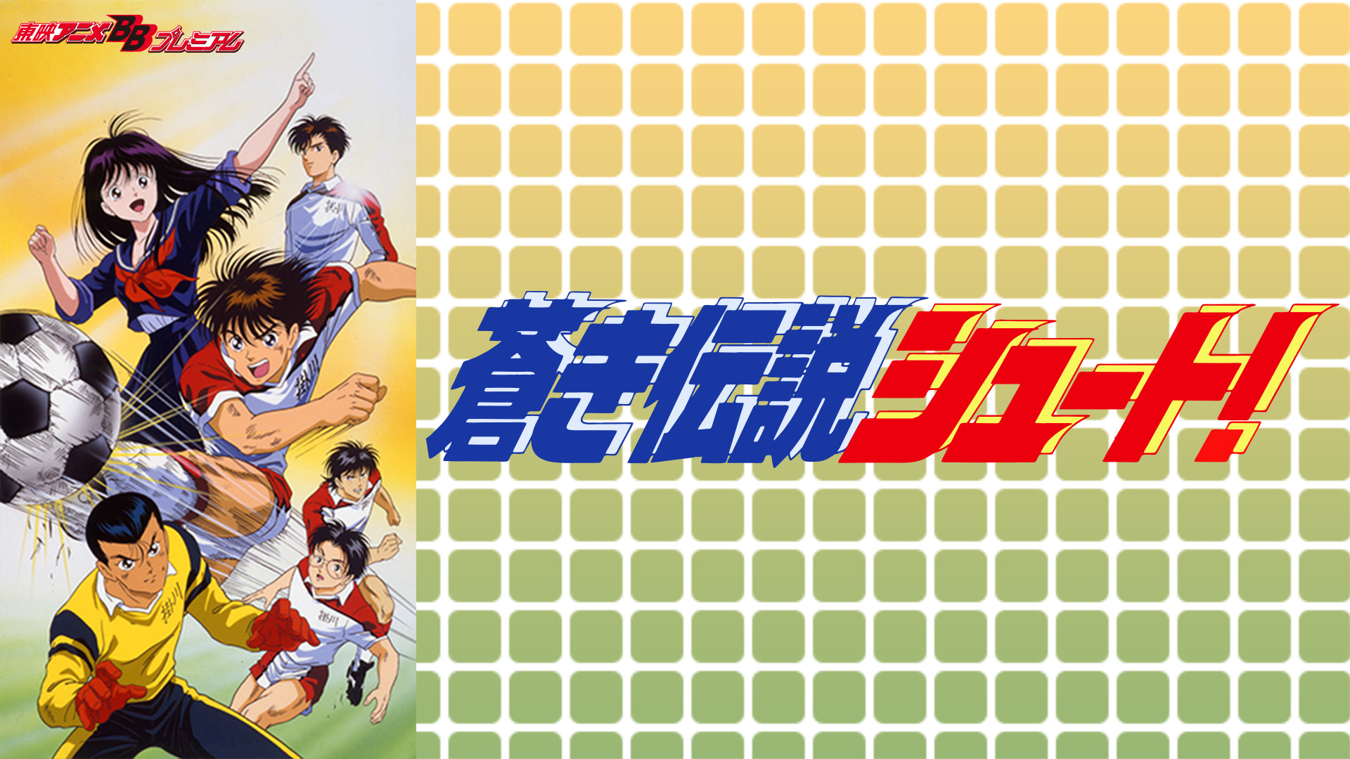 蒼き伝説シュート! - dアニメストア キービジュアル