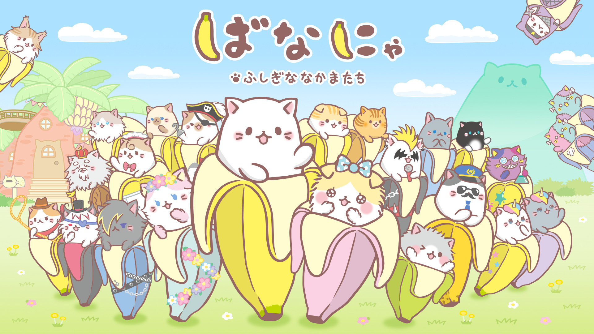 ばなにゃ ふしぎななかまたち - dアニメストア キービジュアル