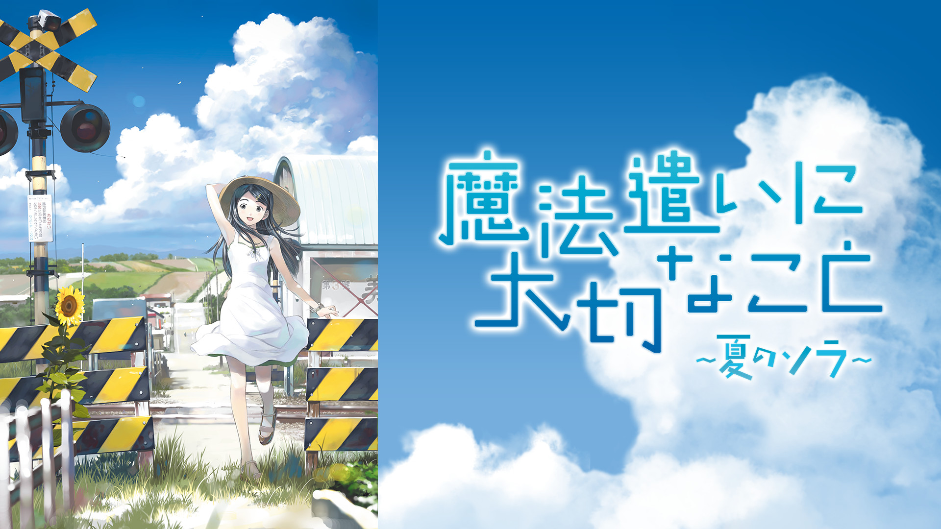 魔法遣いに大切なこと～夏のソラ～ - dアニメストア キービジュアル