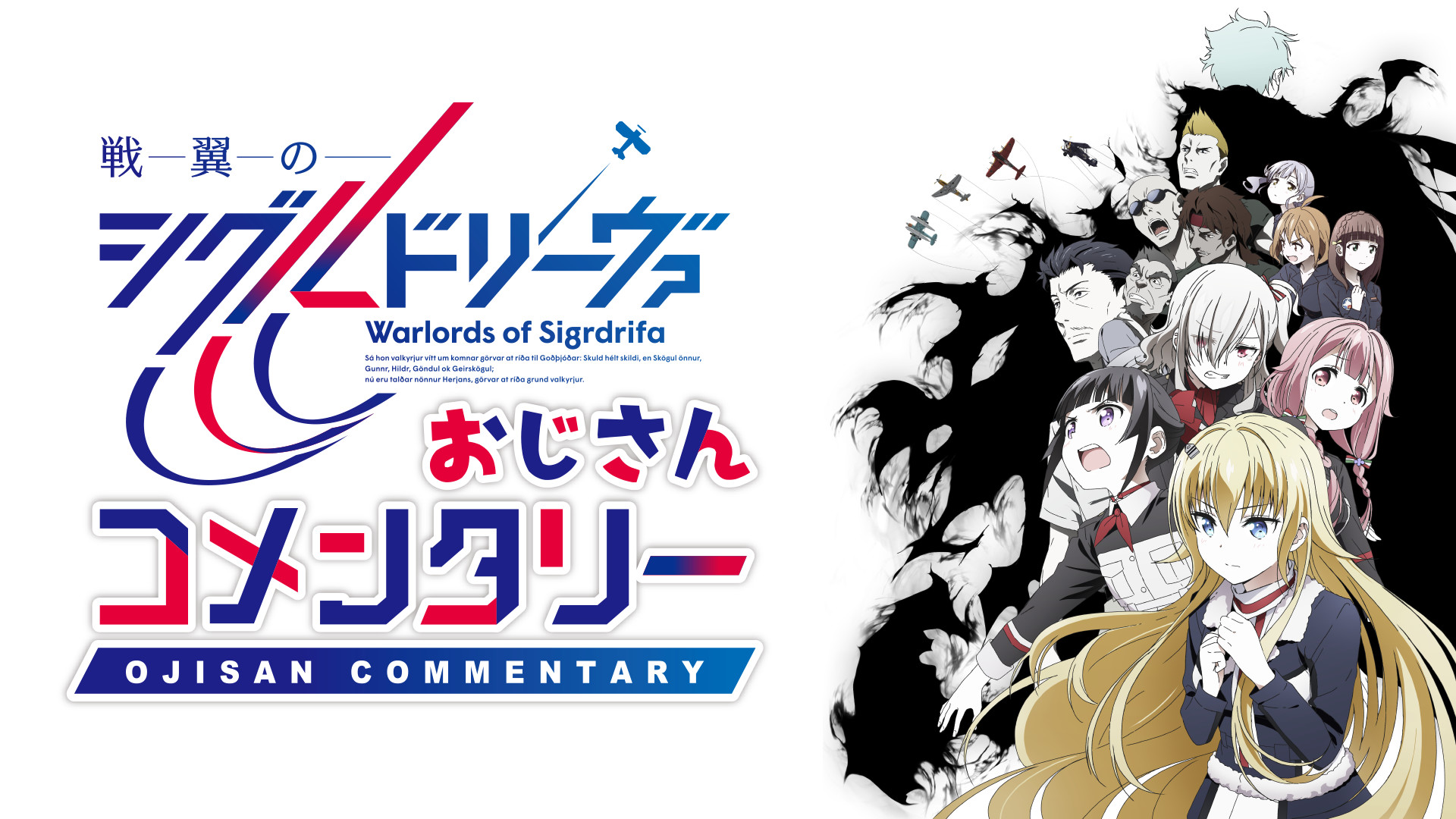 戦翼のシグルドリーヴァ　おじさんコメンタリー - dアニメストア キービジュアル