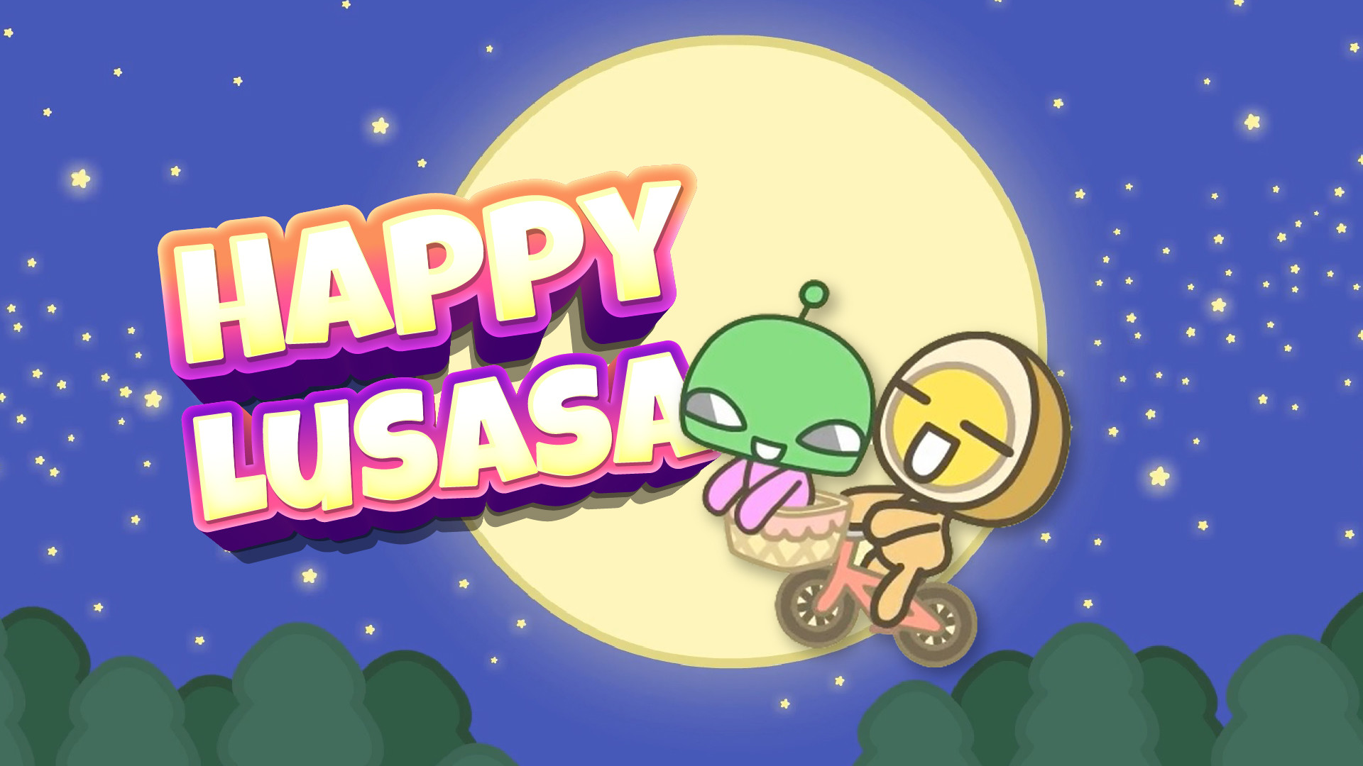 HAPPY LUSASA - dアニメストア キービジュアル