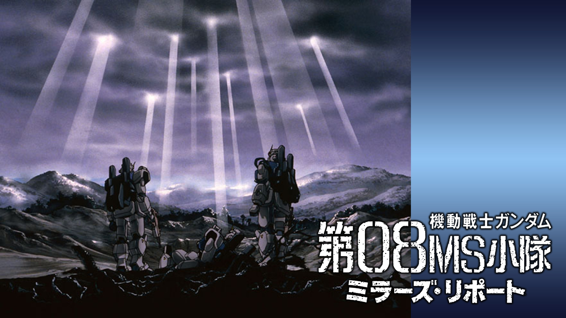 機動戦士ガンダム 第08MS小隊　ミラーズ・リポート - dアニメストア キービジュアル