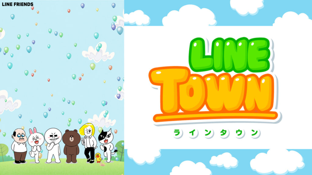 LINE TOWN - dアニメストア キービジュアル