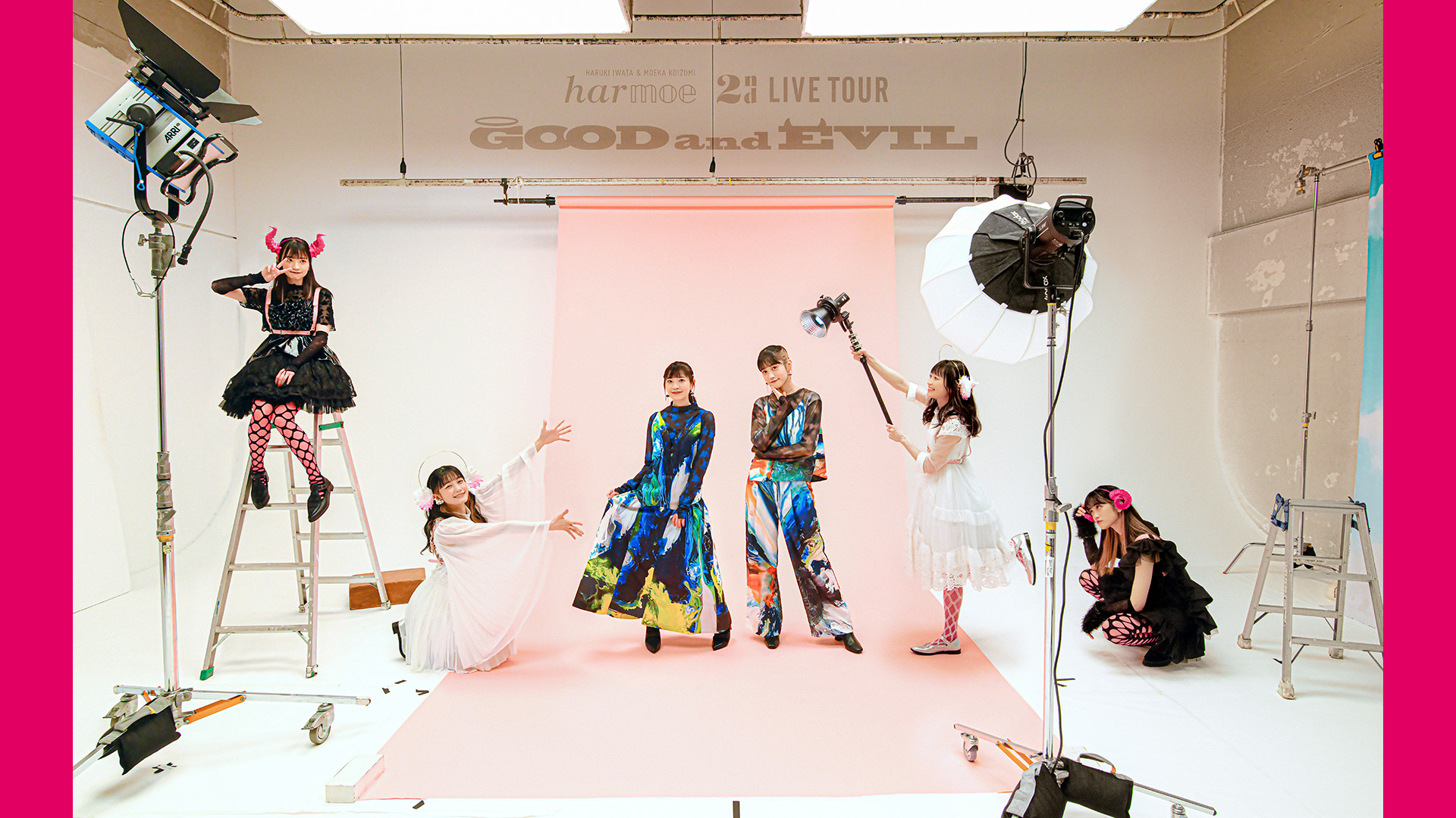 harmoe 2nd LIVE TOUR "GOOD and EVIL" - dアニメストア キービジュアル