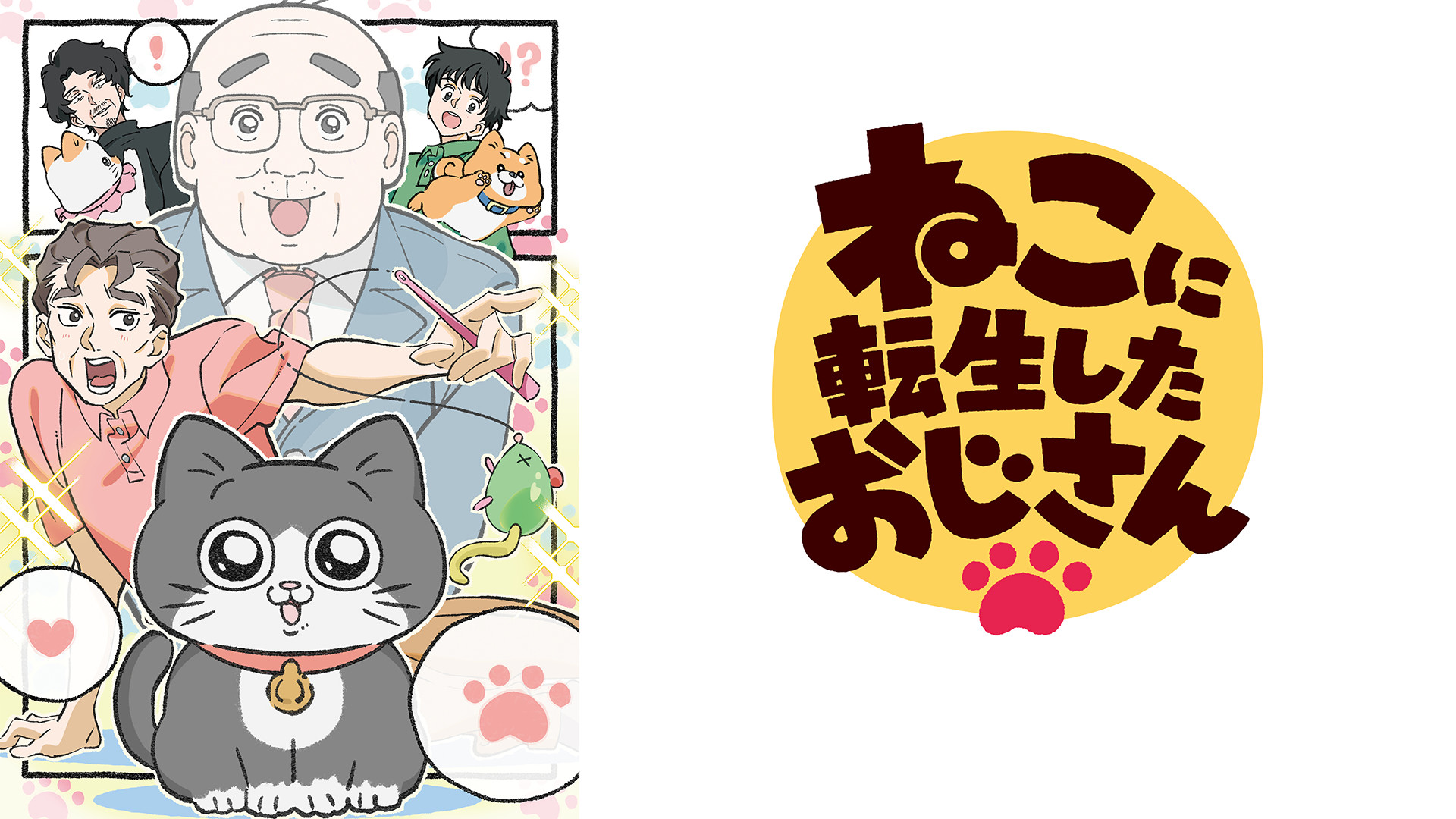 ねこに転生したおじさん - dアニメストア キービジュアル