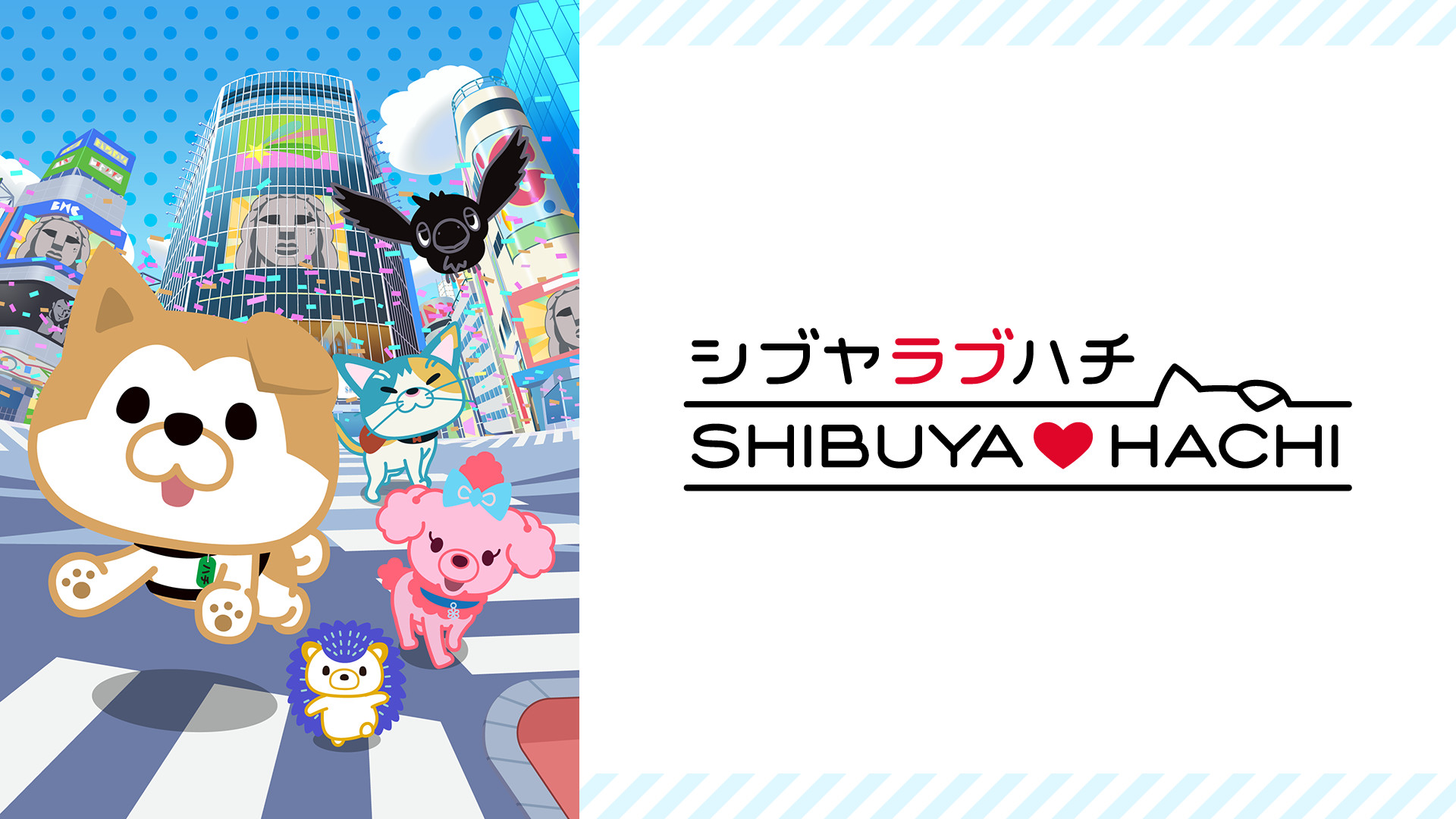 SHIBUYA♡HACHI 第3クール - dアニメストア キービジュアル