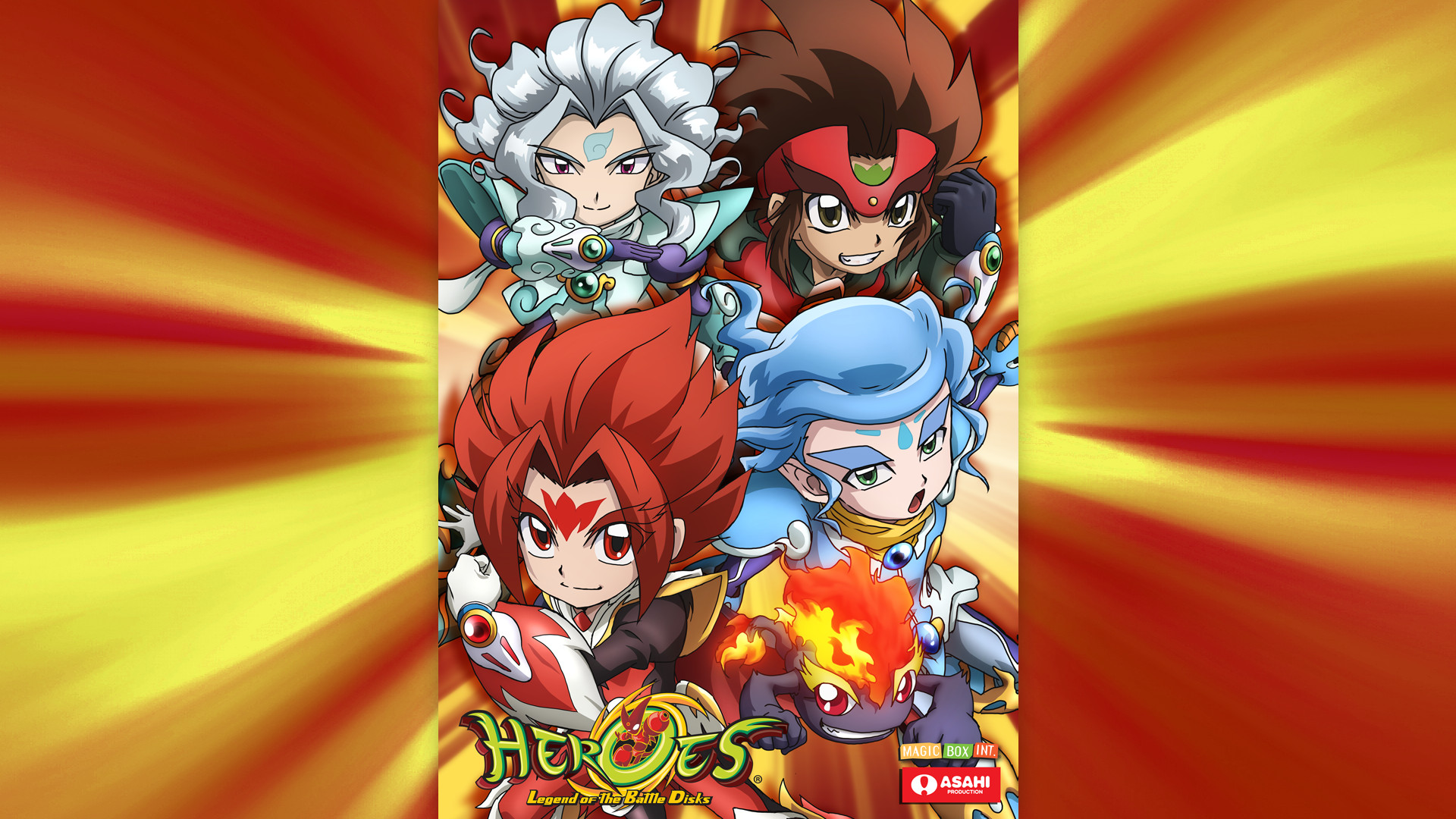 HEROES(ヒーローズ)～Legend of Battle Disks～ キービジュアル