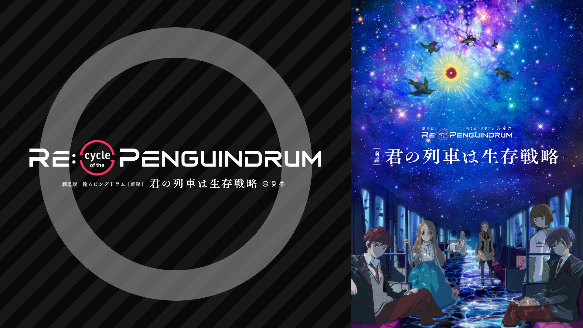 劇場版 RE:cycle of the PENGUINDRUM［前編］君の列車は生存戦略 キービジュアル