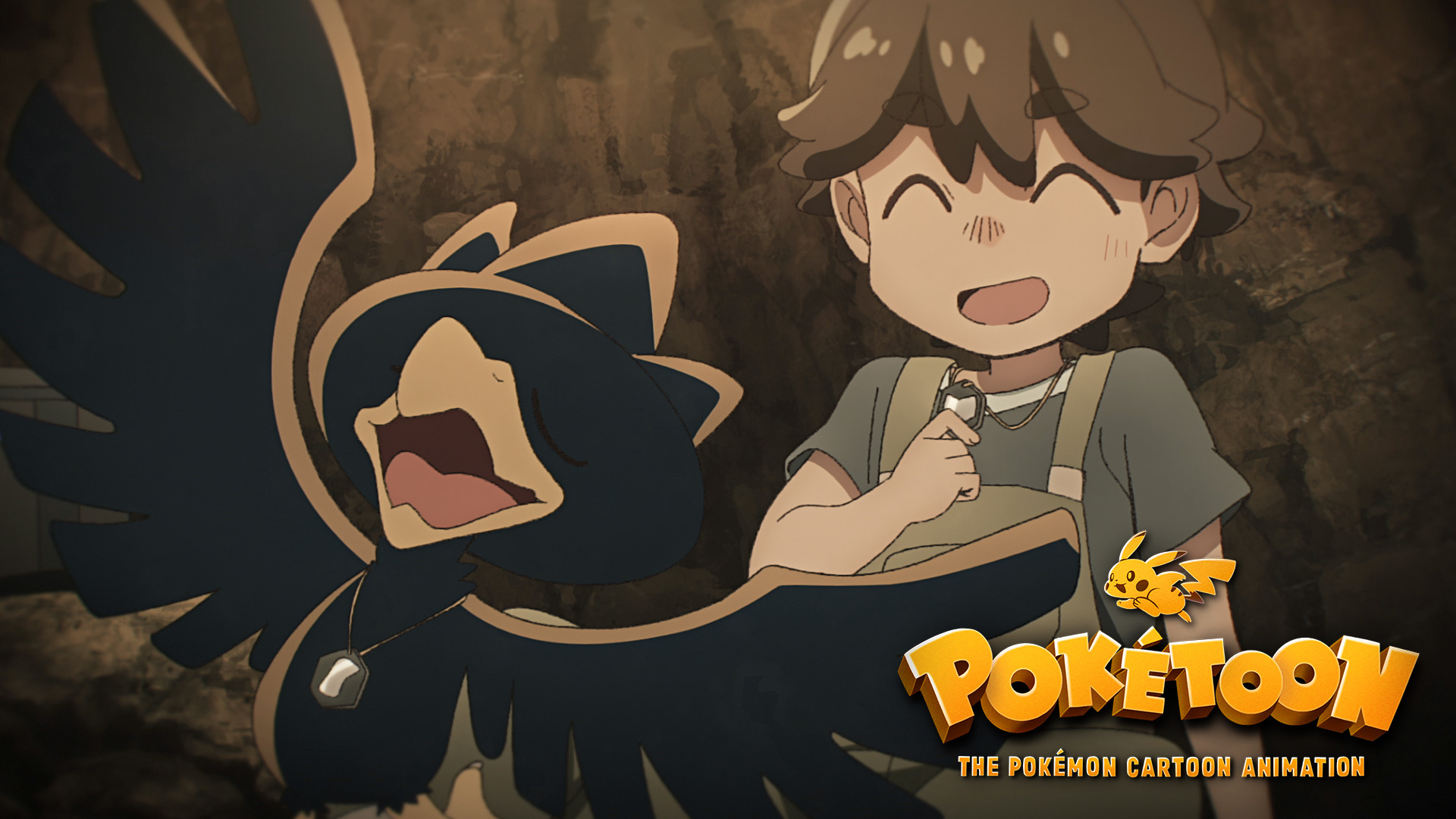 ヤミカラスと真夜中のぼうけん － ポケモンアニメシリーズ【POKÉTOON】 キービジュアル